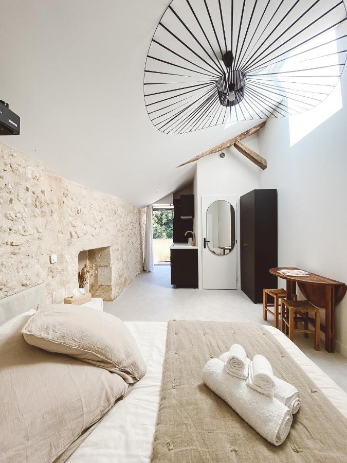 La Parenthese, Joli Studio Avec Terrasse Valeuil Exterior foto